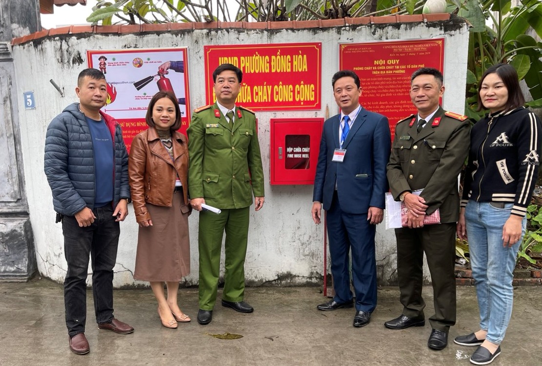Phường Đồng Hoà (Kiến An): Ra mắt mô hình “Tổ liên gia an toàn PCCC”,  “Điểm chữa cháy công cộng”